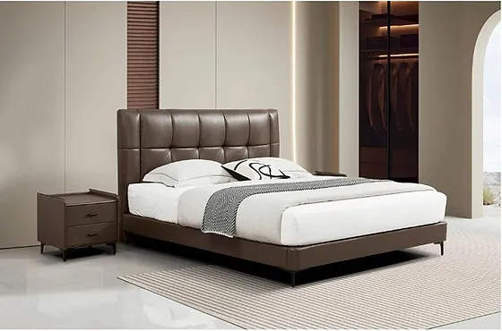 Giường bọc mềm 1m8 + Táp đầu giường LD3395