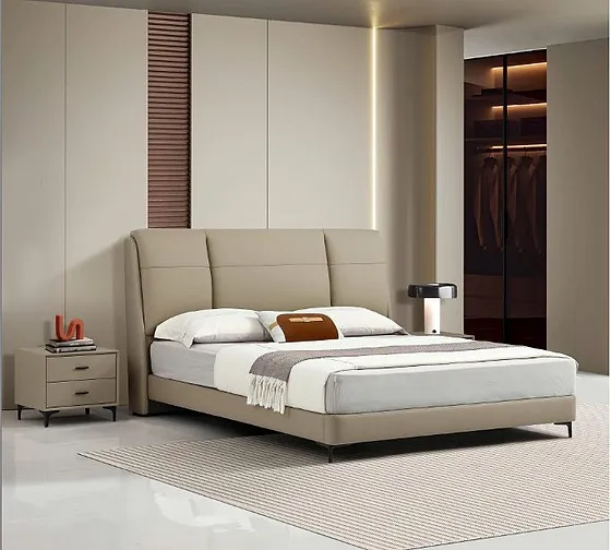 Giường bọc mềm 1m8 + Táp đầu giường LD3330